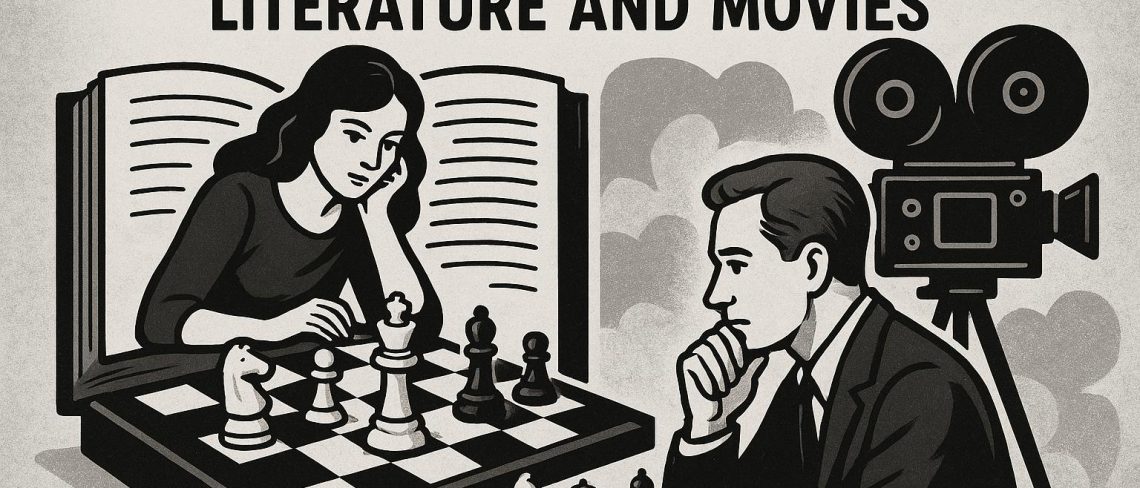 How chess is portrayed in literature and movies