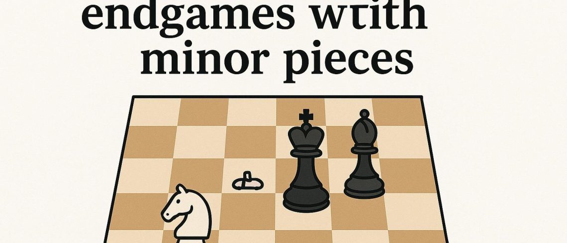 How to handle endgames with minor pieces